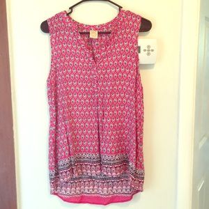 FADED GLORY Pink Blouse M